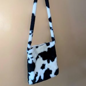 Cow print cross body